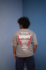 Mens Five Sleeve DUCIESHING Printed T ShirtAsh mens trending streetwear India 7Man