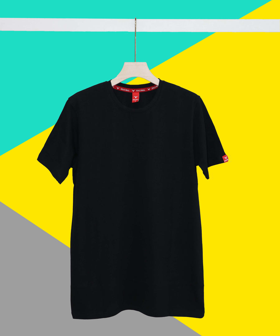 Plain black clearance supreme t shirt