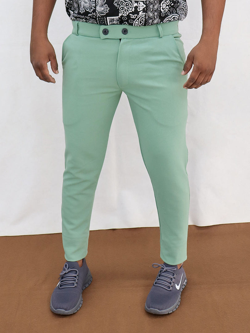 Solo Bull Lycra Pant for Men and Boys in Green