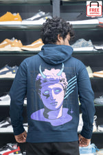 Load image into Gallery viewer, Mens Full Sleeve Oversized ENDLESS STORY Printed Hoodies &amp; Sweatshirts - Blue
