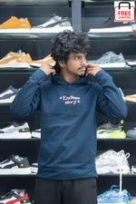 Load image into Gallery viewer, Mens Full Sleeve Oversized ENDLESS STORY Printed Hoodies &amp; Sweatshirts - Blue
