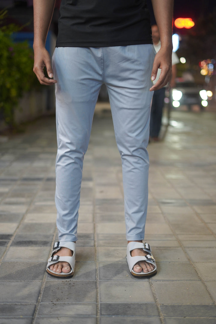 Daily Wear Mens Joggers Track Pant in Light Blue