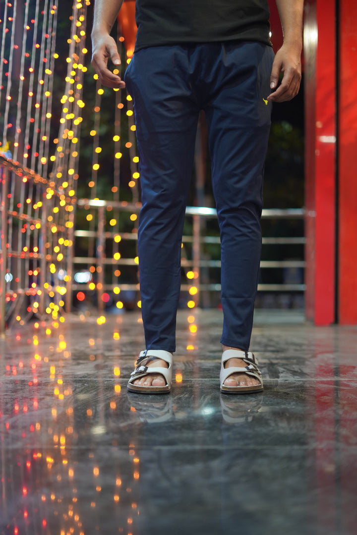 Daily Wear Mens Joggers Track Pant in Navy Blue