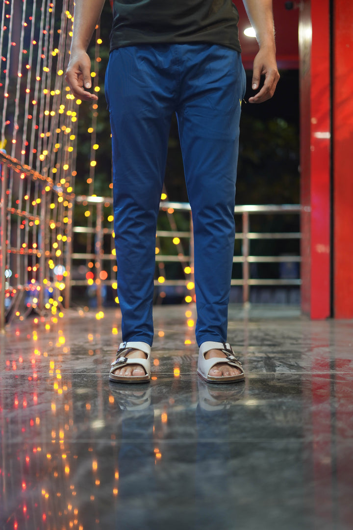 Daily Wear Mens Joggers Track Pant in Dark Blue