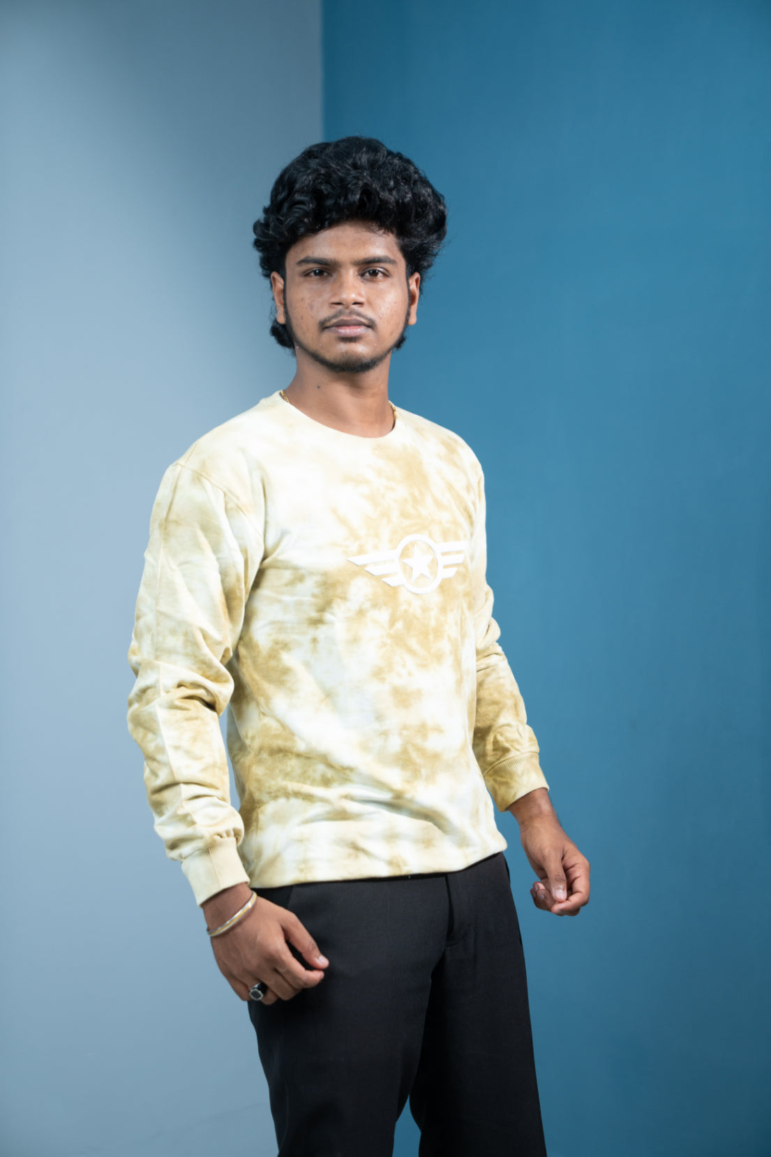 Men’s Tie-Dye Full Sleeve T-Shirt  Trending Streetwear Style-sandle