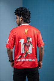 Five Sleeve Round Neck Standard chartered Printed Tshirt for men - Red