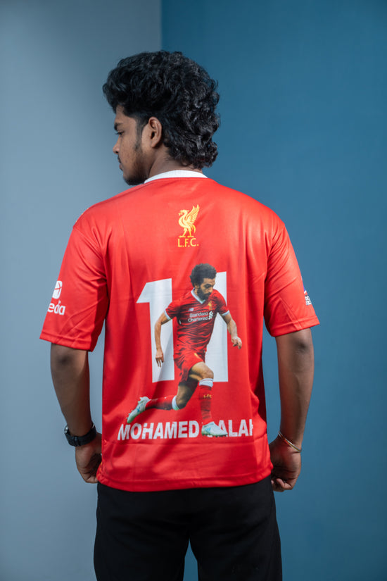 Five Sleeve Round Neck Standard chartered Printed Tshirt for men - Red