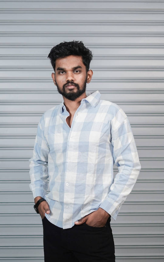Men’s Baggy Shirt Full Sleeve Trendy Casual Wear-  1 – 7MAN Men's Fashion India