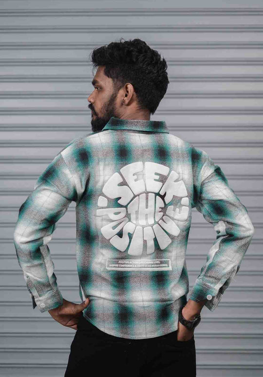 Men’s Baggy Shirt Full Sleeve Trendy Casual Wear- 9 – alternate view – 7MAN India