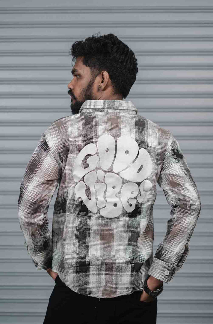 Men’s Baggy Shirt Full Sleeve Trendy Casual Wear- 10