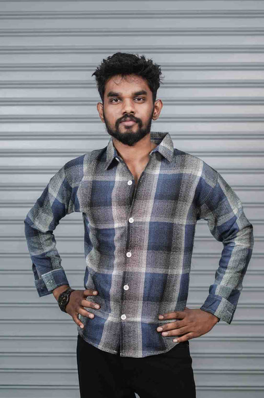 Men’s Baggy Shirt Full Sleeve Trendy Casual Wear- 11 – 7MAN Men's Fashion India