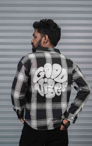 Men’s Baggy Shirt Full Sleeve Trendy Casual Wear- 12