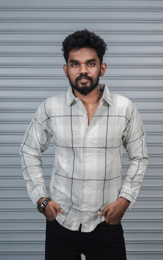 Men’s Baggy Shirt Full Sleeve Trendy Casual Wear- 14 – 7MAN Men's Fashion India