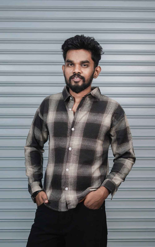 Men’s Baggy Shirt Full Sleeve Trendy Casual Wear- 15 – 7MAN Men's Fashion India