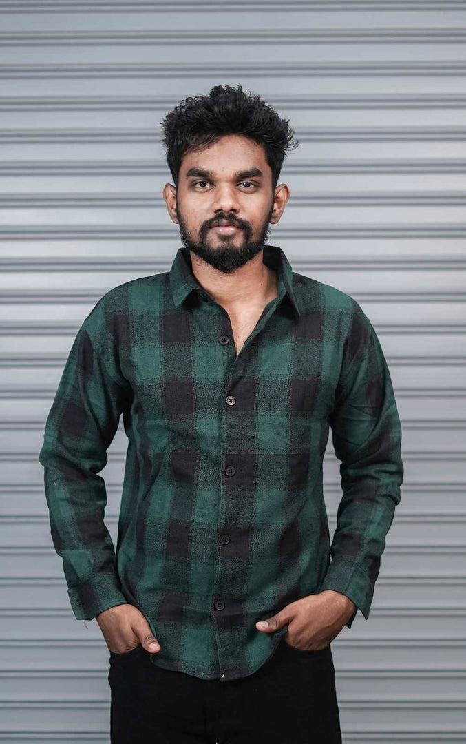 Men’s Baggy Shirt Full Sleeve Trendy Casual Wear- 17