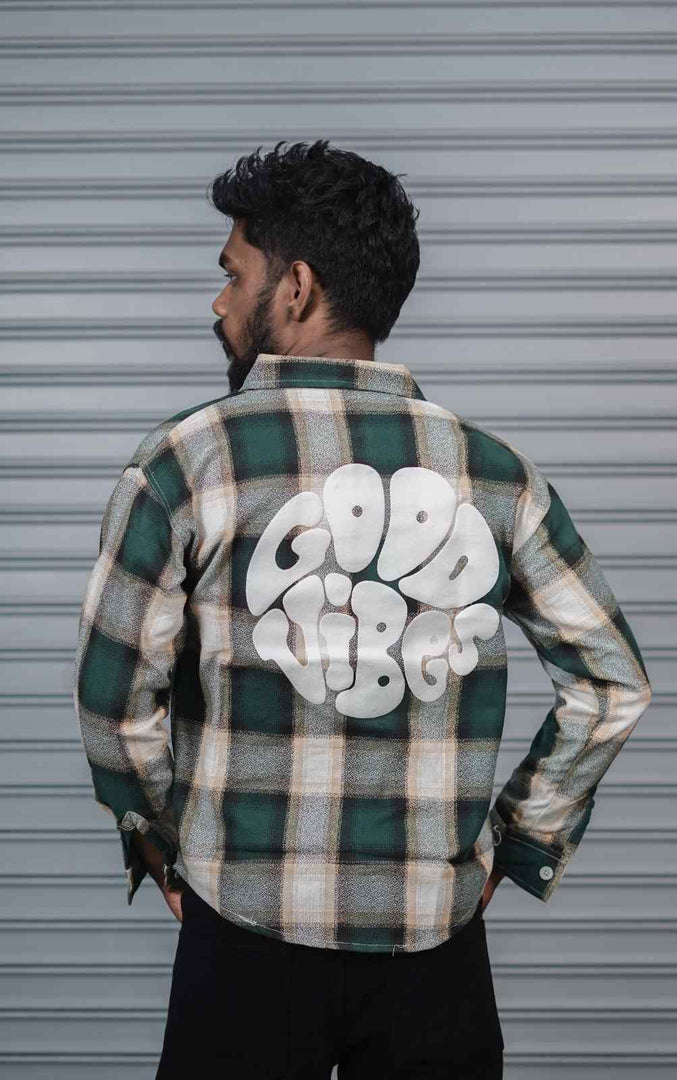 Men’s Baggy Shirt Full Sleeve Trendy Casual Wear- 18