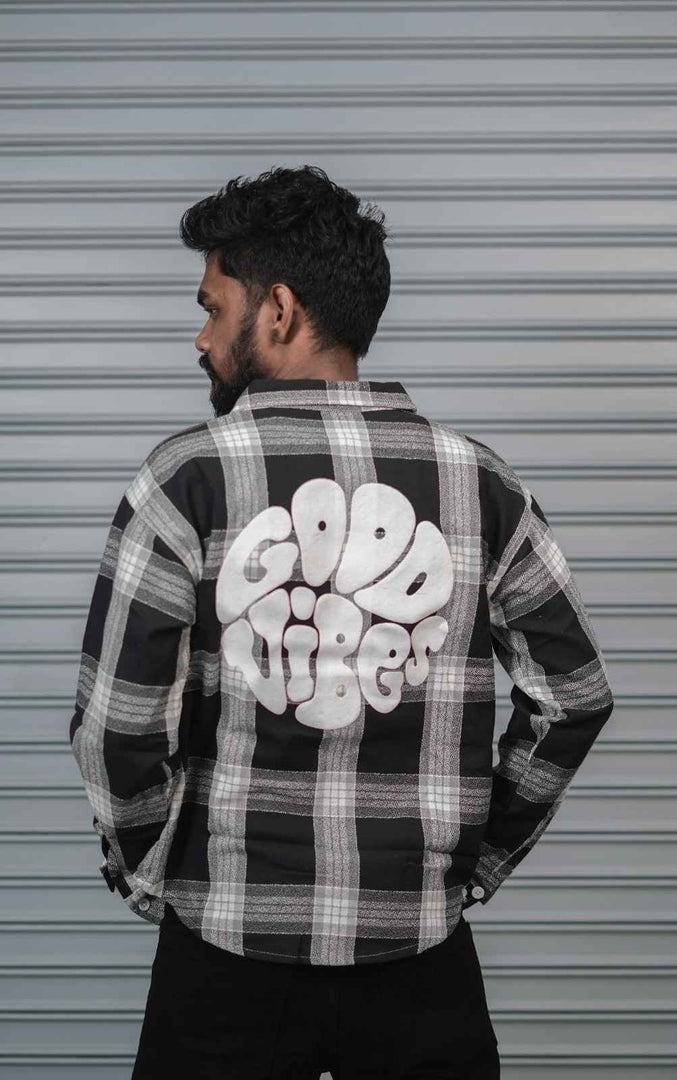 Men’s Baggy Shirt Full Sleeve Trendy Casual Wear- 19