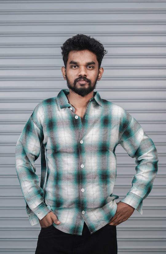 Men’s Baggy Shirt Full Sleeve Trendy Casual Wear- 20 – 7MAN Men's Fashion India