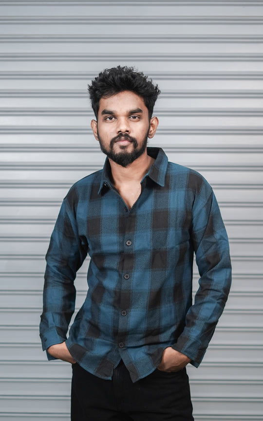 Men’s Baggy Shirt Full Sleeve Trendy Casual Wear- 26 – 7MAN Men's Fashion India