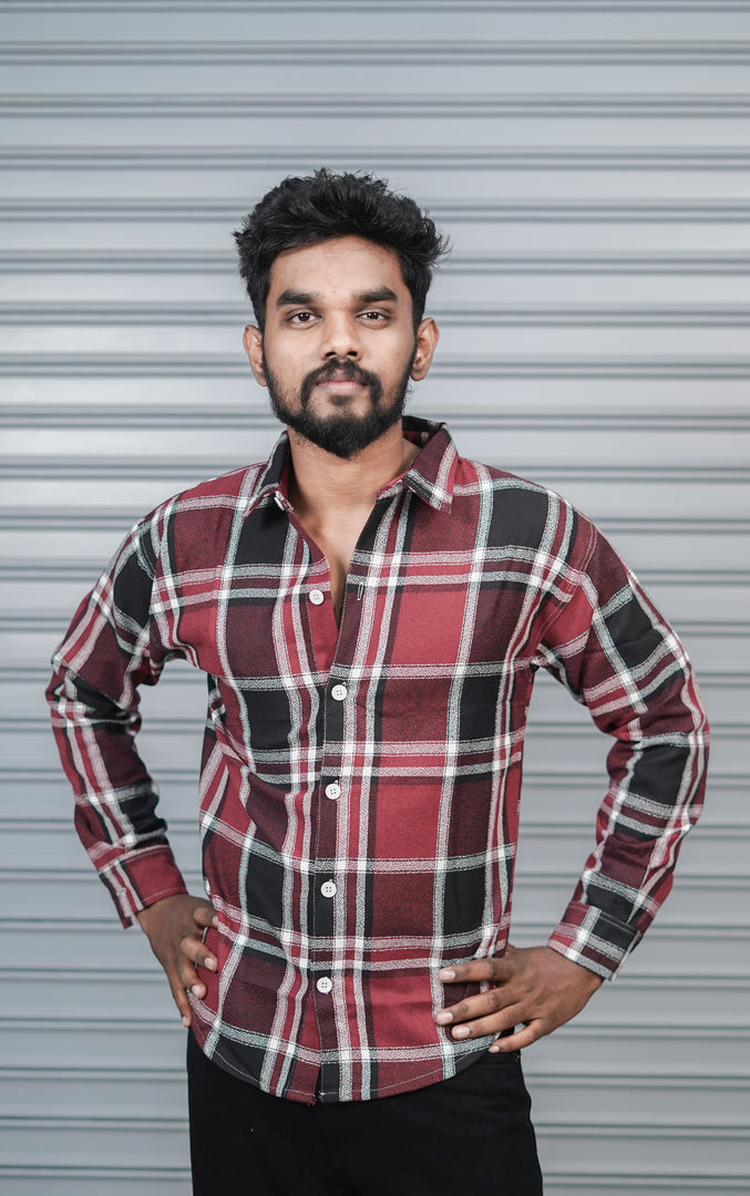 Men’s Baggy Shirt Full Sleeve Trendy Casual Wear- 27