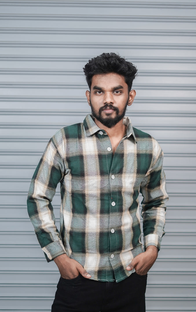 Men’s Baggy Shirt Full Sleeve Trendy Casual Wear- 28