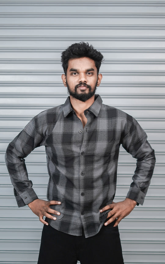 Men’s Baggy Shirt Full Sleeve Trendy Casual Wear- 32 – 7MAN Men's Fashion India