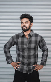 Men’s Baggy Shirt Full Sleeve Trendy Casual Wear- 32