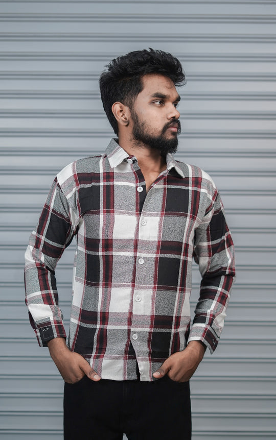 Men’s Baggy Shirt Full Sleeve Trendy Casual Wear- 33 – 7MAN Men's Fashion India