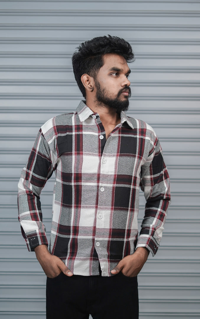 Men’s Baggy Shirt Full Sleeve Trendy Casual Wear- 33