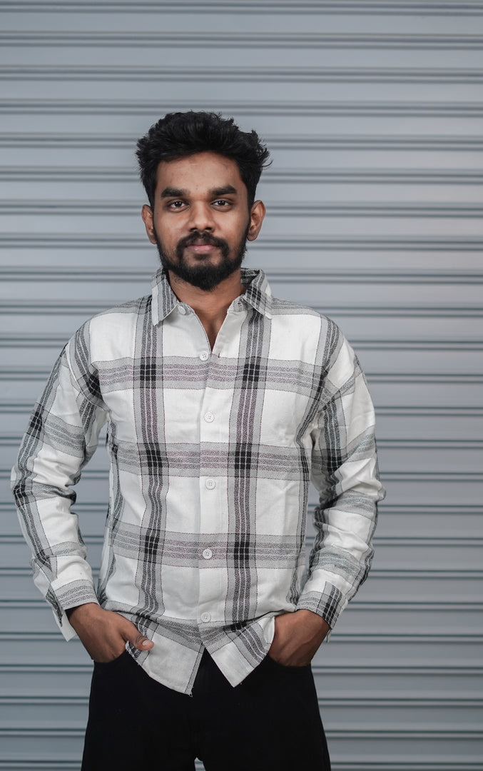 Men’s Baggy Shirt Full Sleeve Trendy Casual Wear- 35