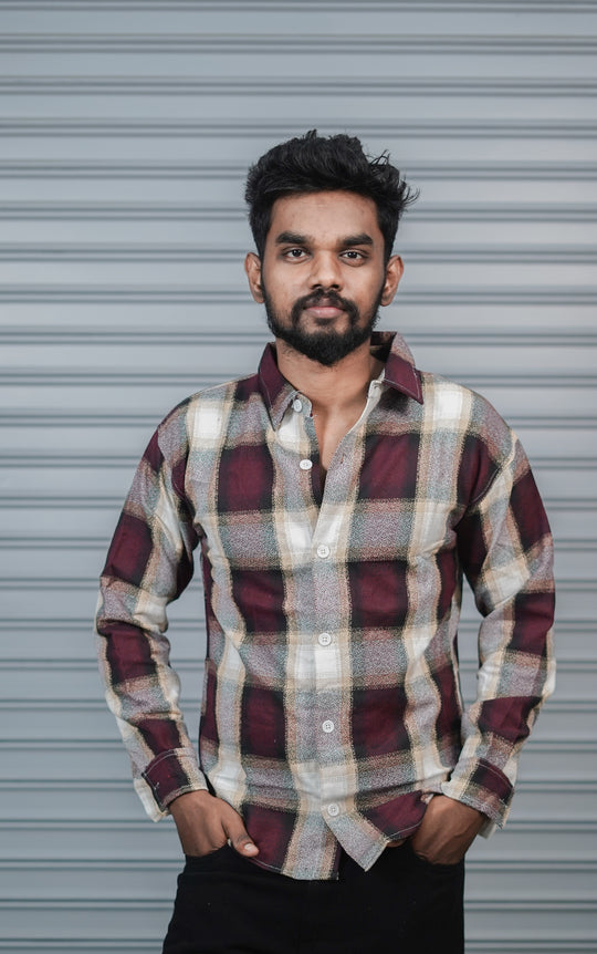 Men’s Baggy Shirt Full Sleeve Trendy Casual Wear- 37 – 7MAN Men's Fashion India