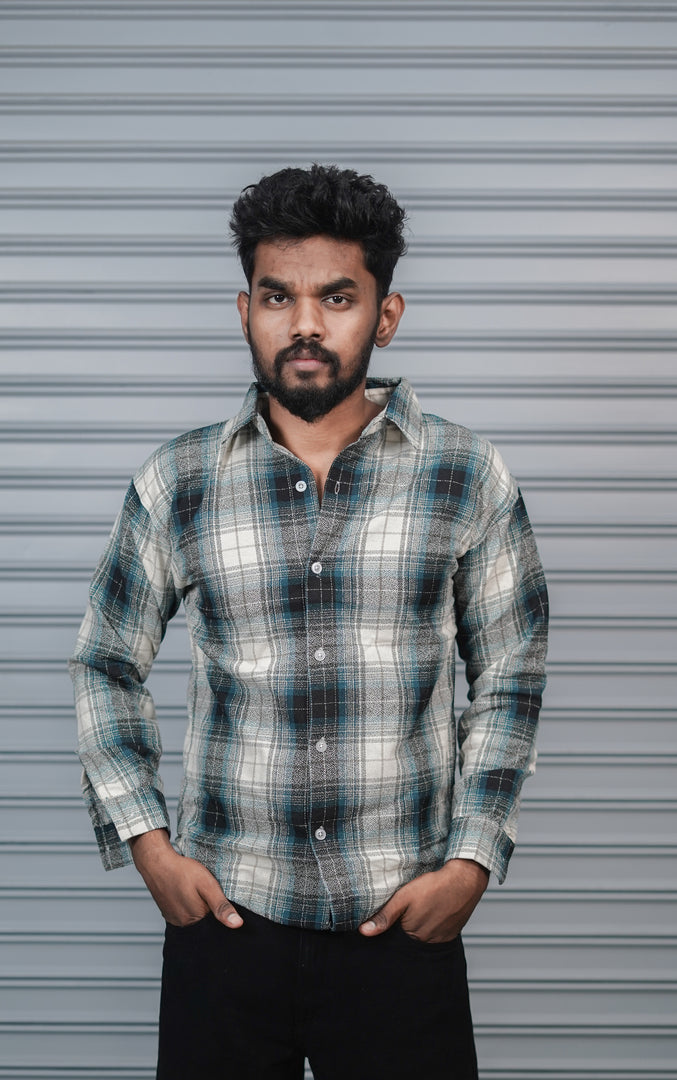 Men’s Baggy Shirt Full Sleeve Trendy Casual Wear- 41