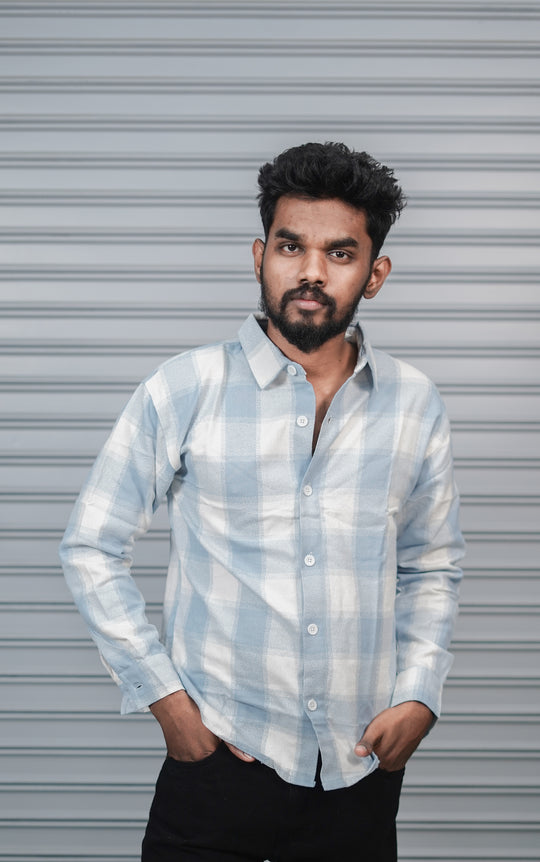 Men’s Baggy Shirt Full Sleeve Trendy Casual Wear- 43 – 7MAN Men's Fashion India