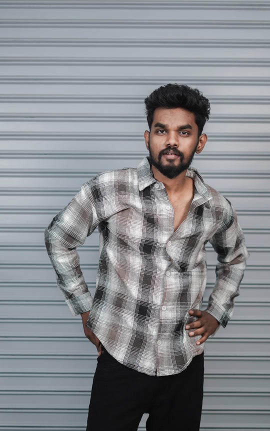 Men’s Baggy Shirt Full Sleeve Trendy Casual Wear- 45 – 7MAN Men's Fashion India