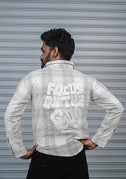 Men’s Baggy Shirt Full Sleeve Trendy Casual Wear- 46