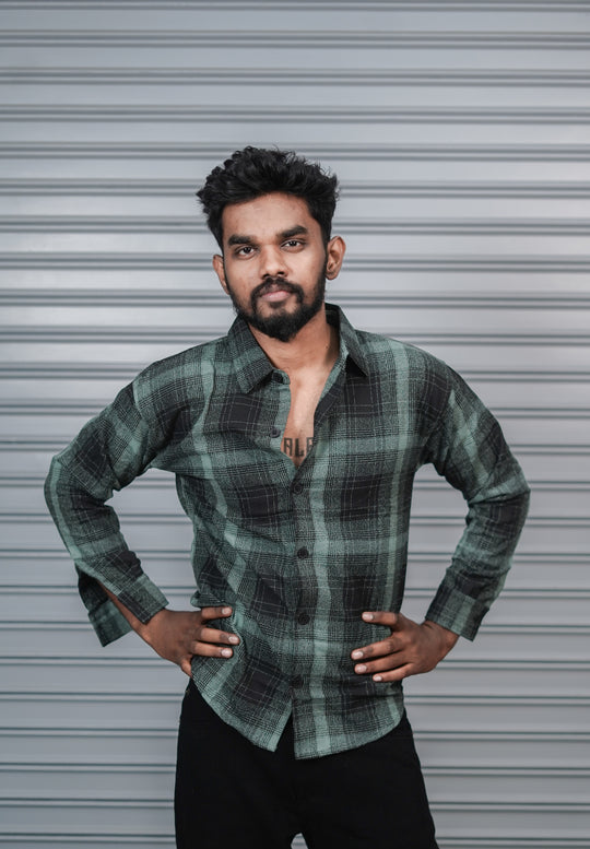 Men’s Baggy Shirt Full Sleeve Trendy Casual Wear- 50 – 7MAN Men's Fashion India