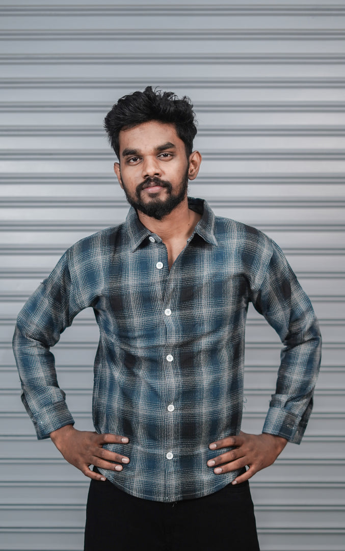 Men’s Baggy Shirt Full Sleeve Trendy Casual Wear- 52
