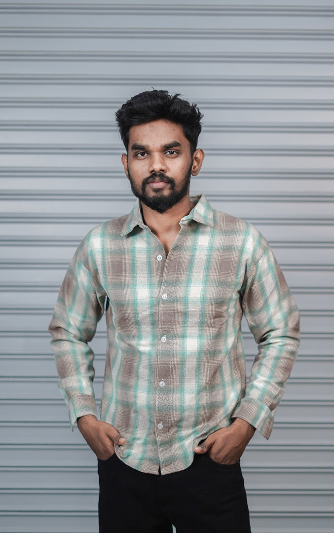 Men’s Baggy Shirt Full Sleeve Trendy Casual Wear- 53