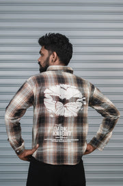 Men’s Baggy Shirt Full Sleeve Trendy Casual Wear- 55