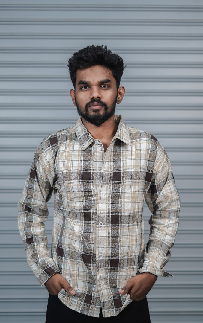 Men’s Baggy Shirt Full Sleeve Trendy Casual Wear- 56