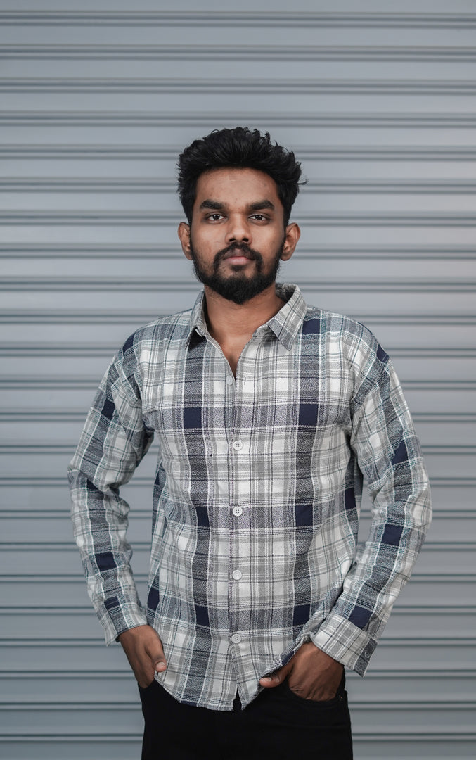 Men’s Baggy Shirt Full Sleeve Trendy Casual Wear- 57