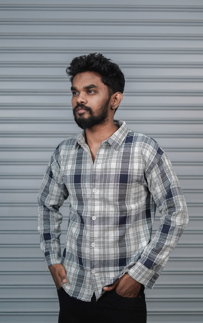 Men’s Baggy Shirt Full Sleeve Trendy Casual Wear- 57