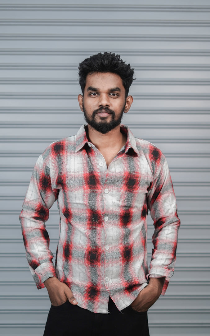 Men’s Baggy Shirt Full Sleeve Trendy Casual Wear- 58