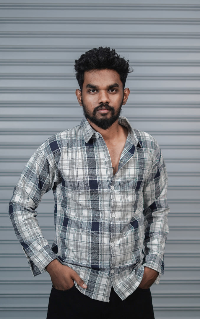 Men’s Baggy Shirt Full Sleeve Trendy Casual Wear- 59
