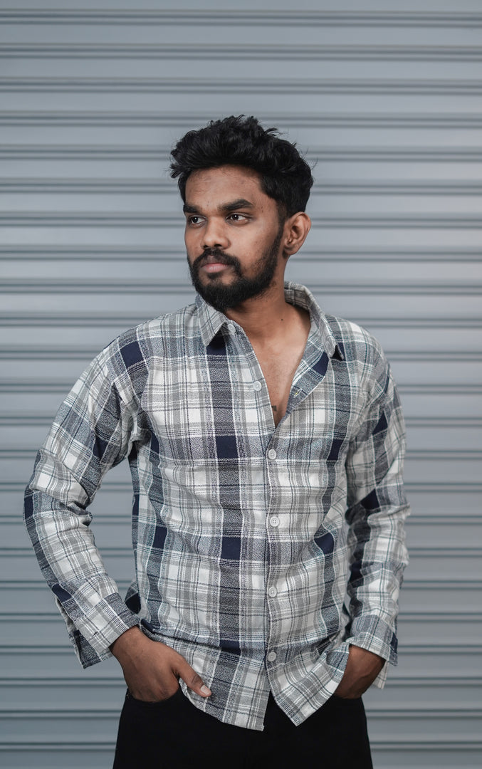 Men’s Baggy Shirt Full Sleeve Trendy Casual Wear- 59