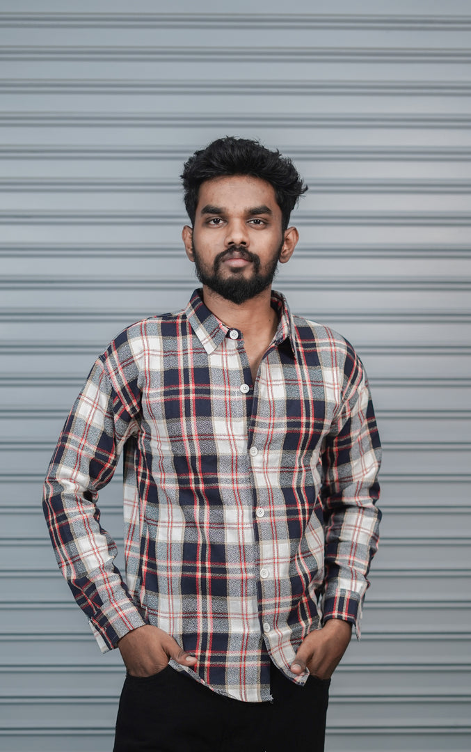 Men’s Baggy Shirt Full Sleeve Trendy Casual Wear- 60