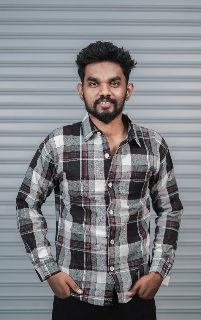 Men’s Baggy Shirt Full Sleeve Trendy Casual Wear- 61