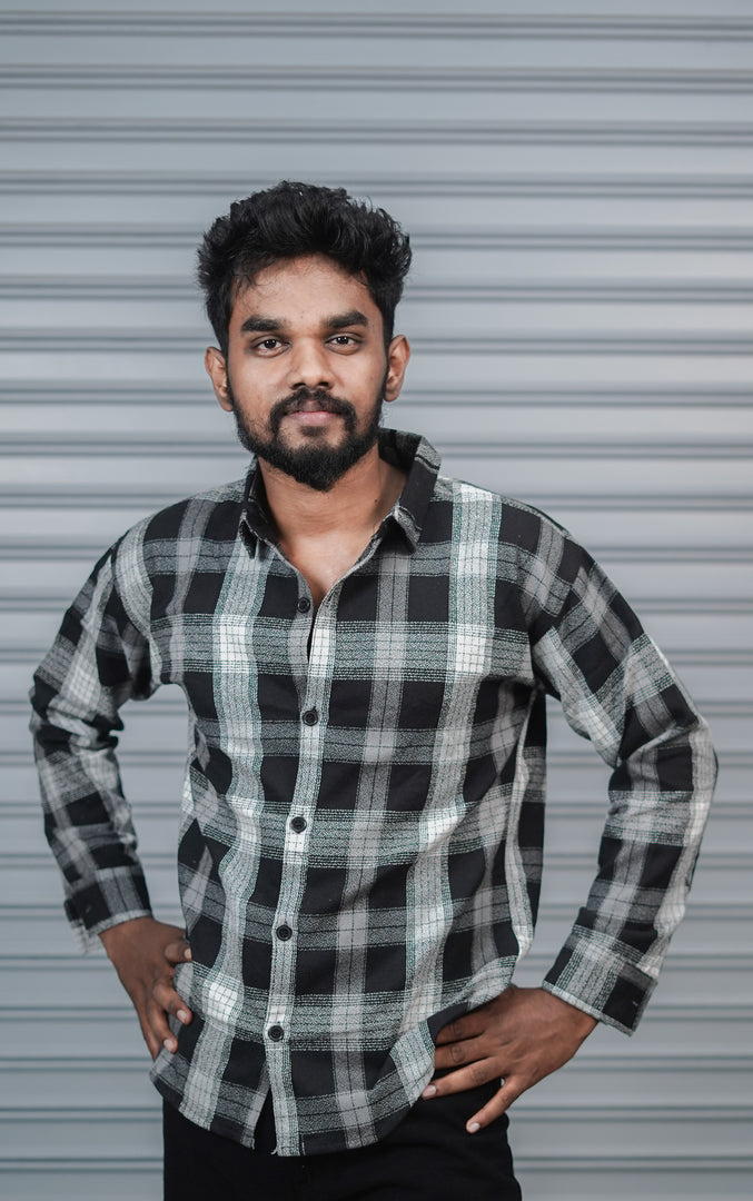 Men’s Baggy Shirt Full Sleeve Trendy Casual Wear- 62