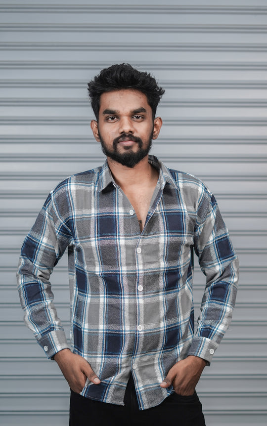 Men’s Baggy Shirt Full Sleeve Trendy Casual Wear- 64 – 7MAN Men's Fashion India