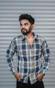 Men’s Baggy Shirt Full Sleeve Trendy Casual Wear- 64